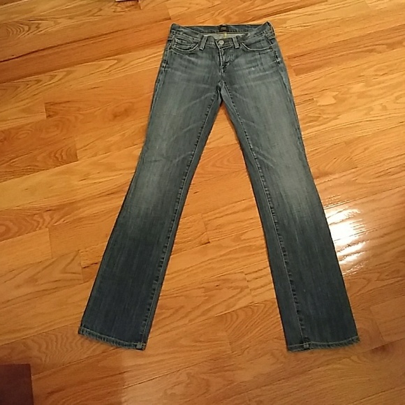 Distressed Citizens of Humanity Blue Jeans - Picture 4 of 7